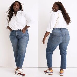 NWT Madewell The Plus Perfect Vintage Jean in Drayton Wash